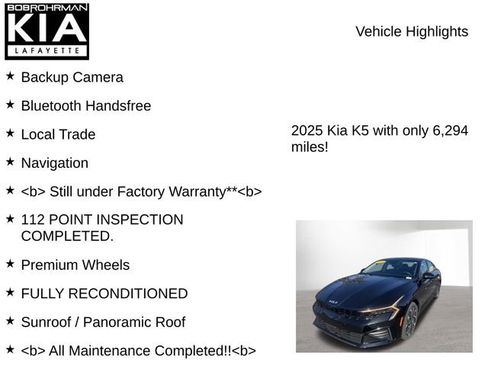Certified 2025 Kia K5 EX FWD image 7