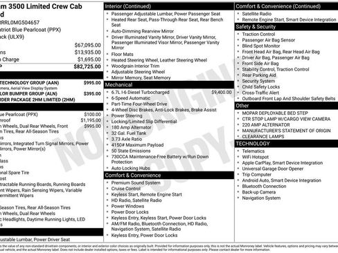 Used 2021 RAM 3500 Limited w/ Towing Technology Group AWD/4WD image 41
