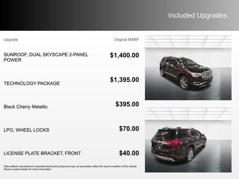 Used 2017 GMC Acadia Denali w/ Technology Package FWD image 4