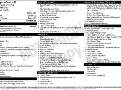 Used 2022 Toyota Camry SE w/ Convenience Package