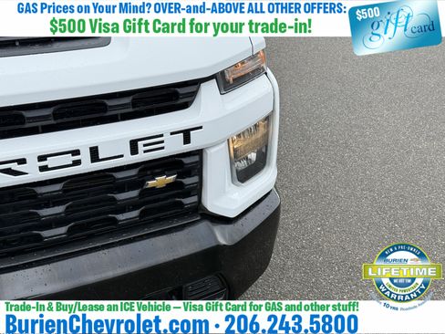 Used 2022 Chevrolet Silverado 2500 Custom w/ Custom Value Package AWD/4WD image 43