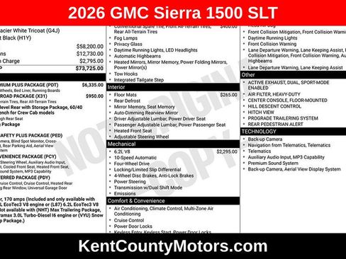 Used 2026 GMC Sierra 1500 SLT w/ SLT Premium Plus Package image 1
