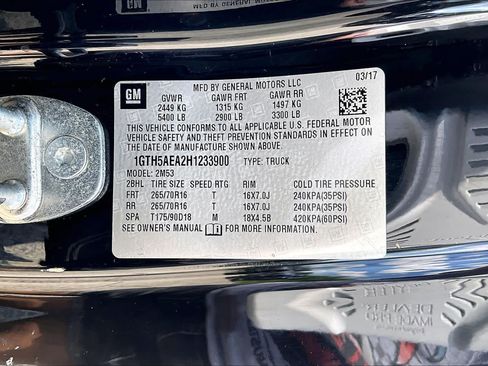 Used 2017 GMC Canyon SL RWD image 34