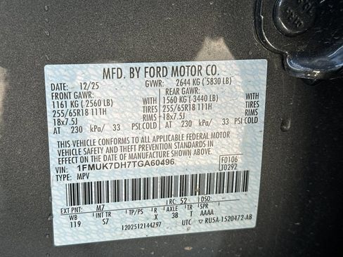 Used 2026 Ford Explorer Active w/ Active Comfort Package RWD image 31