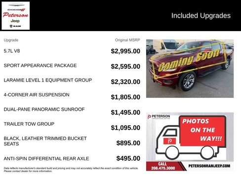 Used 2022 RAM 1500 Laramie w/ Sport Appearance Package AWD/4WD image 8