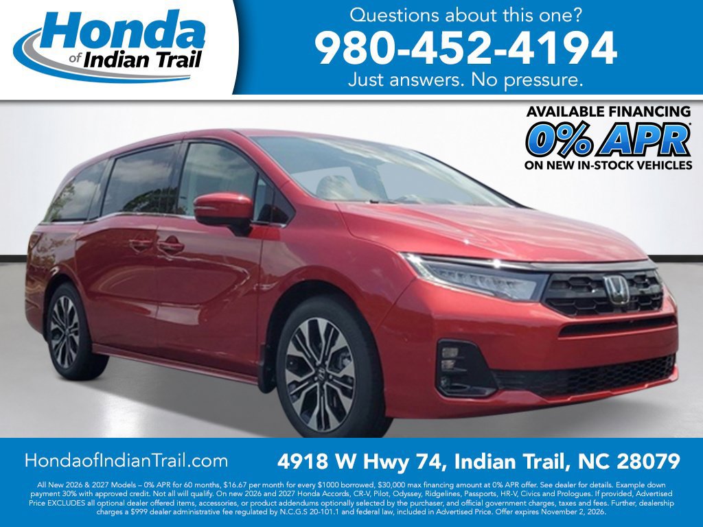 New 2026 Honda Odyssey Elite 360° Tour