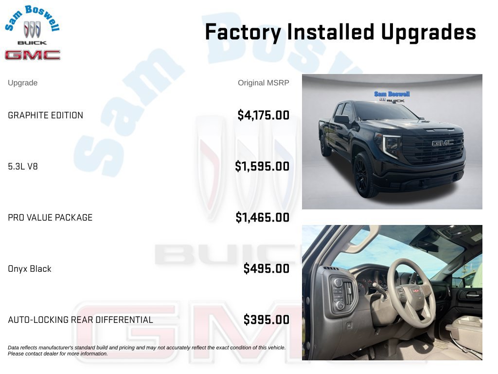 Used 2023 GMC Sierra 1500 Pro w/ Graphite Edition AWD/4WD image 4