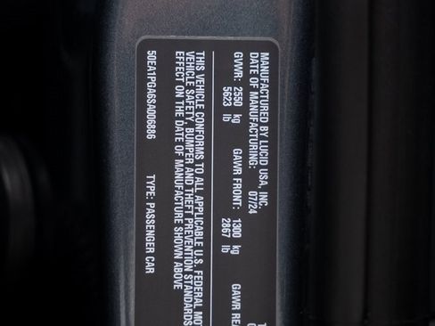 Used 2025 Lucid Air Pure image 54