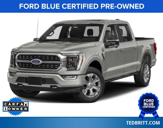 Certified 2022 Ford F150 Platinum w/ Equipment Group 701A High AWD/4WD image 1