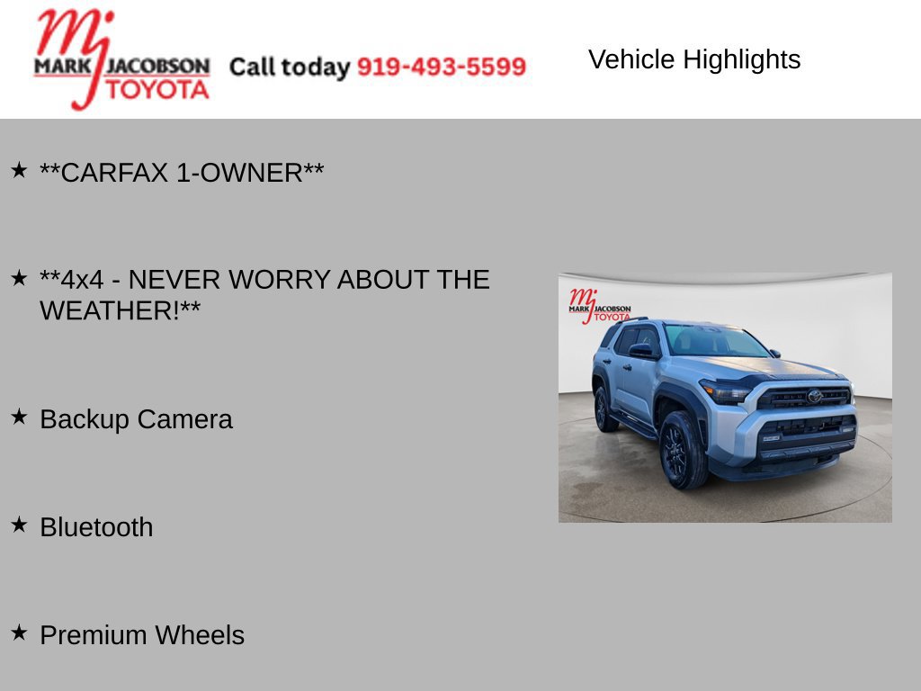 Used 2025 Toyota 4Runner SR5 AWD/4WD image 6