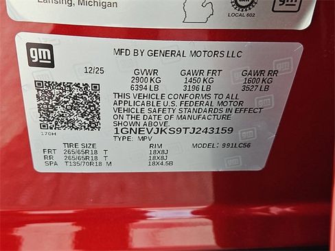 New 2026 Chevrolet Traverse Z71 w/ Enhanced Driving Package image 33