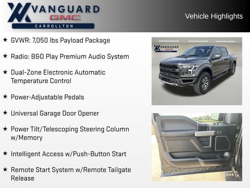 Used 2018 Ford F150 Raptor w/ Equipment Group 802A Luxury image 26