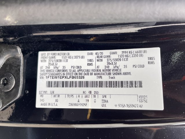 Used 2020 Ford F150 XL w/ Equipment Group 101A Mid AWD/4WD image 22
