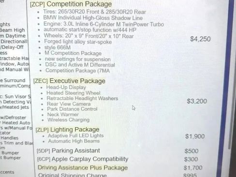 Used 2017 BMW M4 Convertible w/ Competition Package RWD image 3