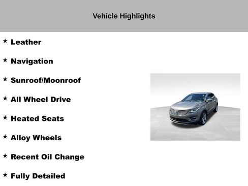 Used 2016 Lincoln MKC Reserve w/ Lincoln MKC Climate Package AWD/4WD image 9