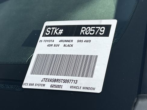 Certified 2026 Toyota 4Runner SR5 AWD/4WD image 33