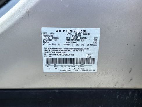 Used 2016 Ford Explorer Sport w/ Equipment Group 401A AWD/4WD image 24