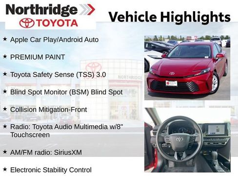 Certified 2025 Toyota Camry LE image 2