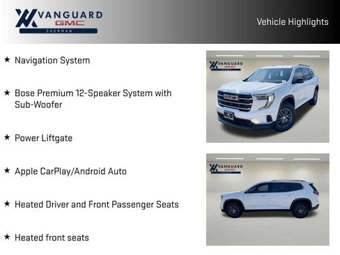 New 2026 GMC Acadia Elevation FWD image 10
