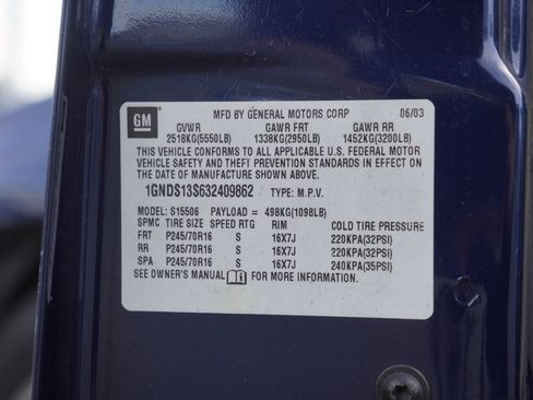 Used 2003 Chevrolet TrailBlazer LT image 6