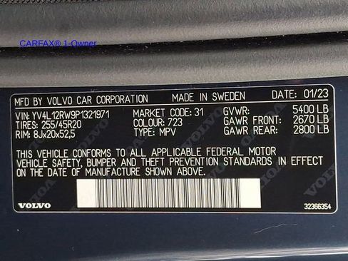 Certified 2023 Volvo XC60 B5 Plus w/ Protection Package Premier image 28