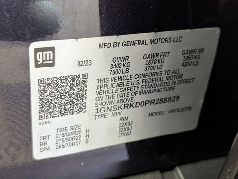 Used 2023 Chevrolet Tahoe RST w/ Luxury Package AWD/4WD image 90