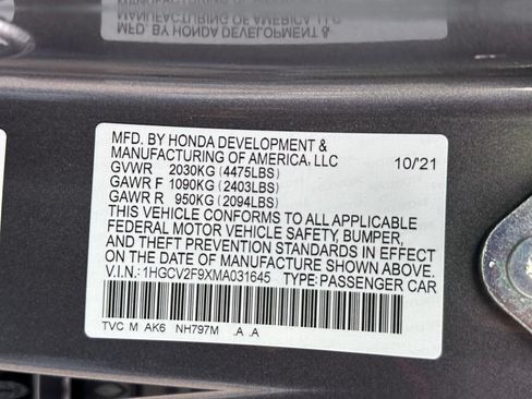 Used 2021 Honda Accord Touring image 18