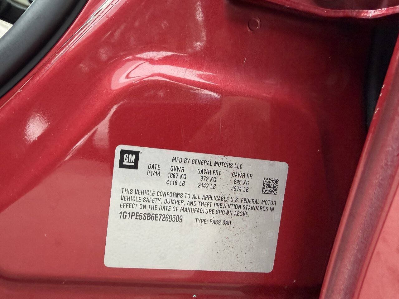 Used 2014 Chevrolet Cruze LT FWD image 15
