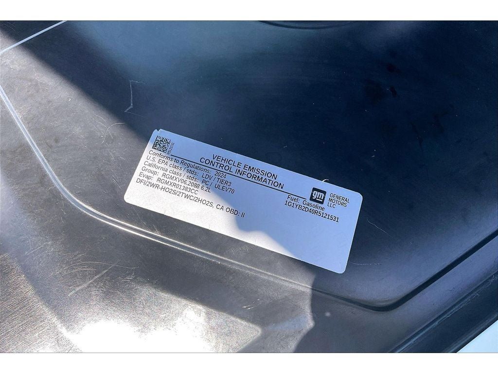 Used 2024 Chevrolet Corvette Stingray Preferred Cpe w/ Z51 Performance Package RWD image 28
