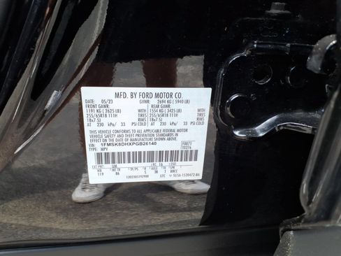 Certified 2023 Ford Explorer XLT AWD/4WD image 32