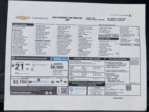 Certified 2024 Chevrolet Silverado 1500 ZR2 w/ Technology Package image 29