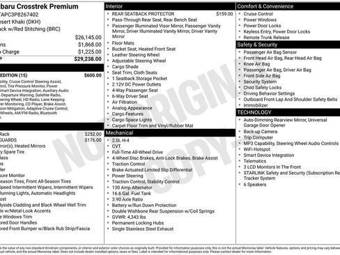 Used 2023 Subaru Crosstrek 2.0i Premium w/ Special Edition AWD/4WD image 4