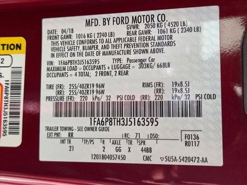 Used 2018 Ford Mustang EcoBoost w/ Equipment Group 101A image 22