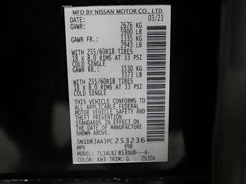 Used 2023 Nissan Pathfinder S image 28