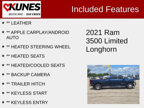 Used 2021 RAM 3500 Limited AWD/4WD image 2