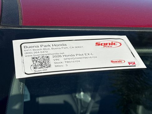 New 2026 Honda Pilot EX-L image 20