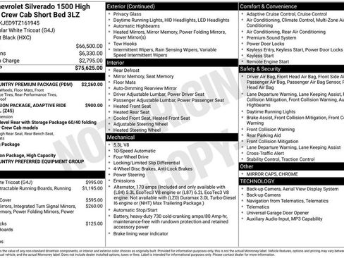 Used 2026 Chevrolet Silverado 1500 High Country w/ High Country Premium Package AWD/4WD image 3