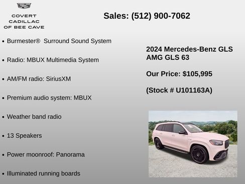 Used 2024 Mercedes-Benz GLS 63 AMG 4MATIC image 6