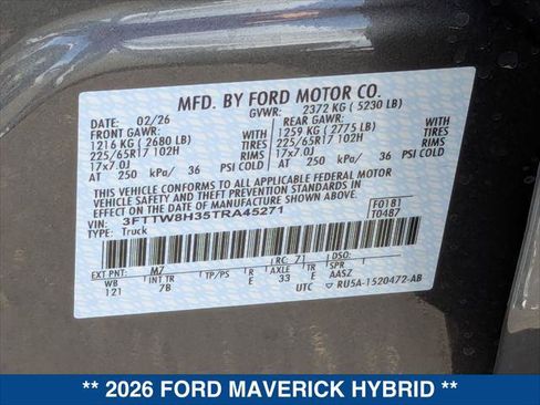 New 2026 Ford Maverick XLT w/ XLT Luxury Package image 21