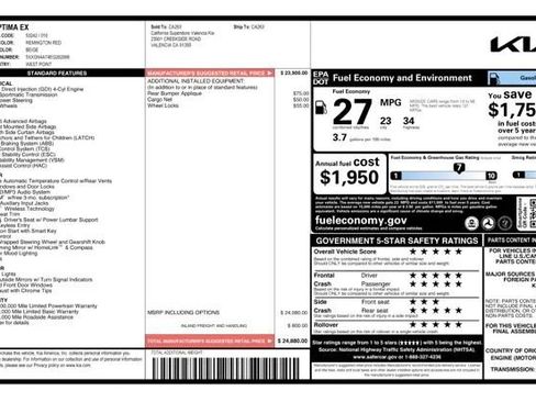 Used 2014 Kia Optima EX image 32