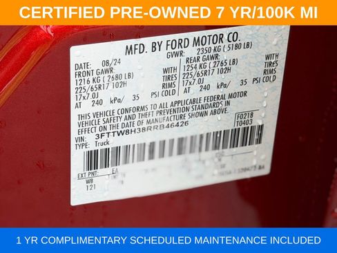 Used 2024 Ford Maverick XLT FWD image 33