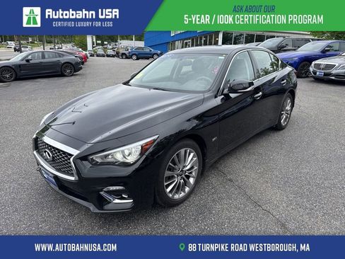 Used 2019 INFINITI Q50 Luxe w/ Essential Package (3.0T Luxe) AWD/4WD image 1