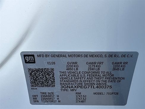 New 2026 Chevrolet Equinox LT image 25