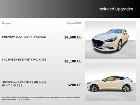 Used 2017 MAZDA MAZDA3 Grand Touring w/ Premium Equipment Package FWD image 9