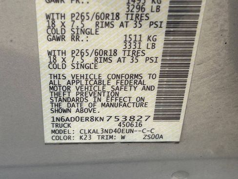 Used 2019 Nissan Frontier SL RWD image 36