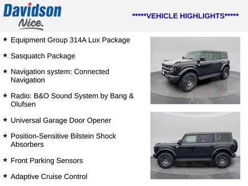 Used 2025 Ford Bronco Outer Banks w/ Sasquatch Package AWD/4WD image 4