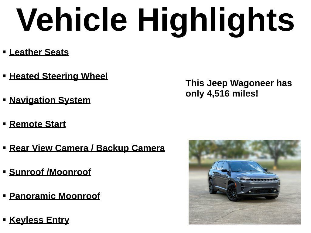Used 2024 Jeep Wagoneer Launch Edition AWD/4WD image 37