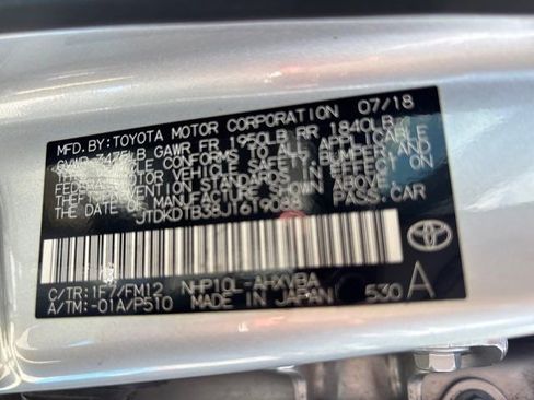 Used 2018 Toyota Prius C Two FWD image 58