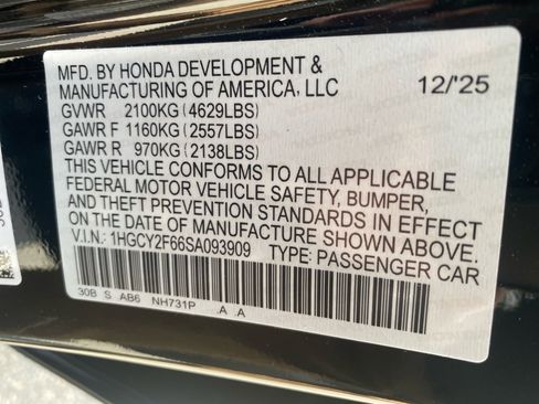 Certified 2025 Honda Accord EX-L image 39