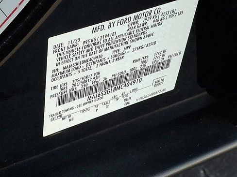 Certified 2021 Ford EcoSport SE w/ SE Appearance Package image 27